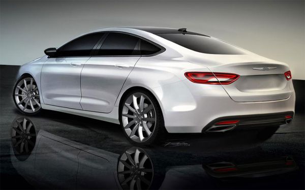 2015 - Chrysler 200 LX Side and Rear View