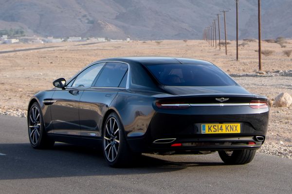 Rear View of 2016 AstonMartin - Lagonda Sedan