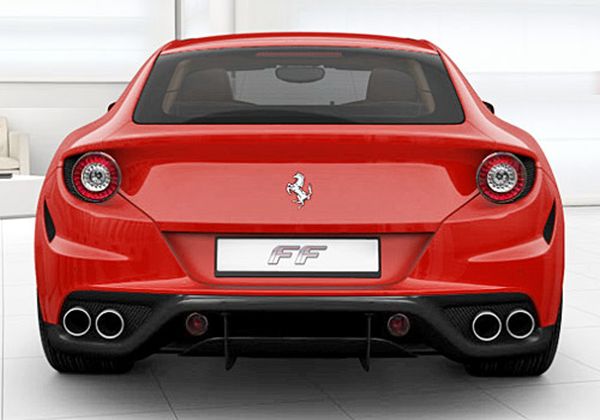 Rear View of 2015 - Ferrari FF