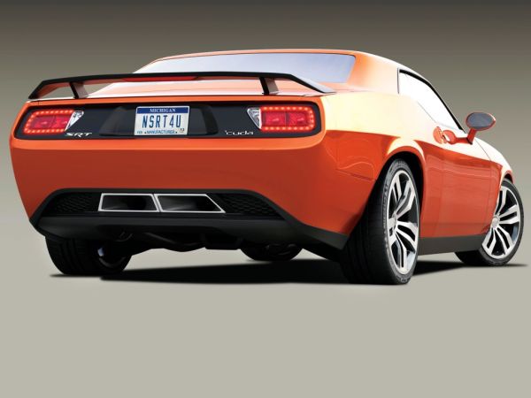 Rear View of 2015 - Dodge Barracuda