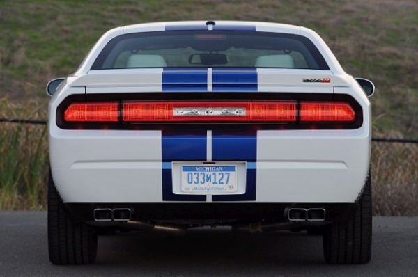 Rear View of 2015 Dodge Challenger