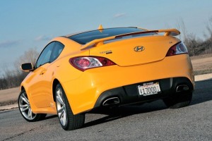 Hyundai Genesis Coupe 3.8 Rear View