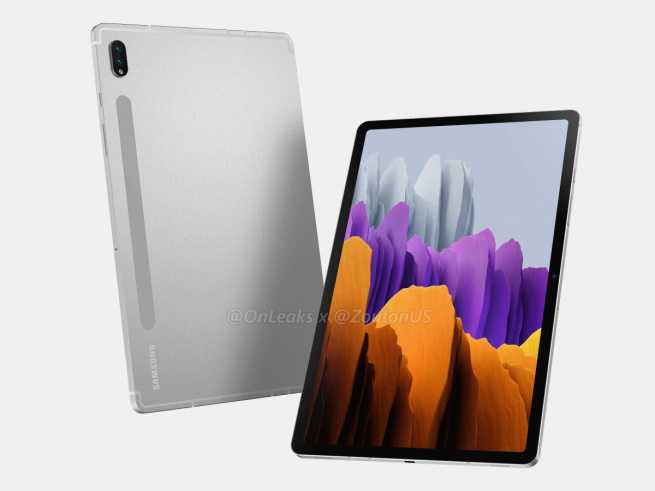 Samsung Galaxy Tab S8 front and back view