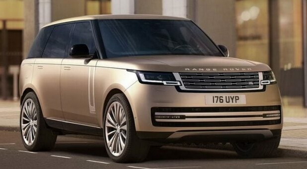 New 2023 Range Rover SUV  front side view