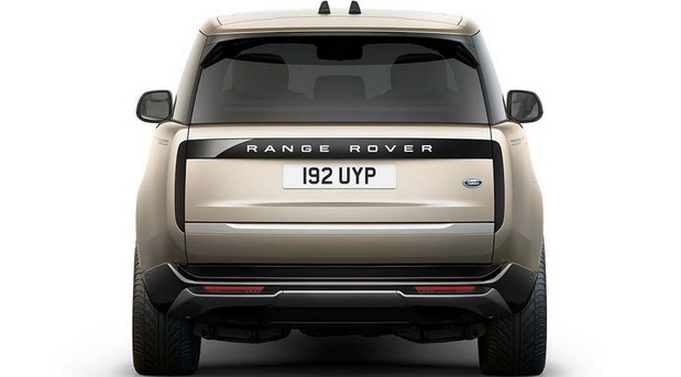 New 2023 Range Rover SUV rear view