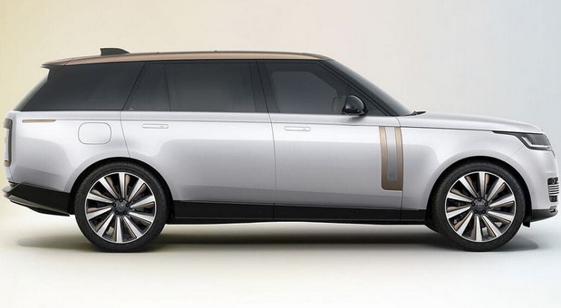 New 2023 Range Rover SUV side view