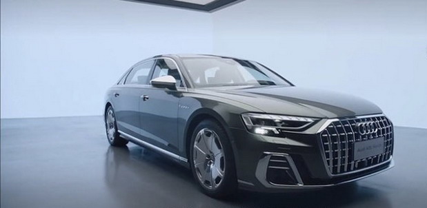 New 2022 Audi A8L Horch front side view