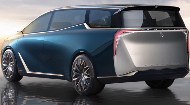 Buick GL8 Flagship concept rear side view