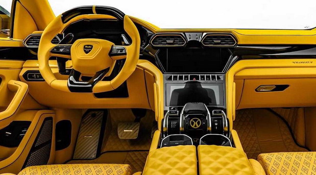 Mansory Venatus Lamborghini Urus Interior view front panel