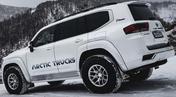 2022 Toyota Land Cruiser by Arctic Trucks rear side view