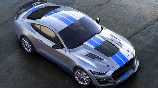 Ford Mustang Shelby GT500KR top view