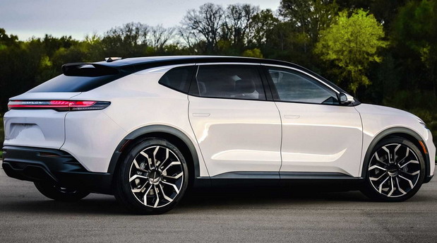 New Chrysler Airflow Concept EV rear side view