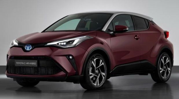 New 2022 Toyota C-HR SUV side front view