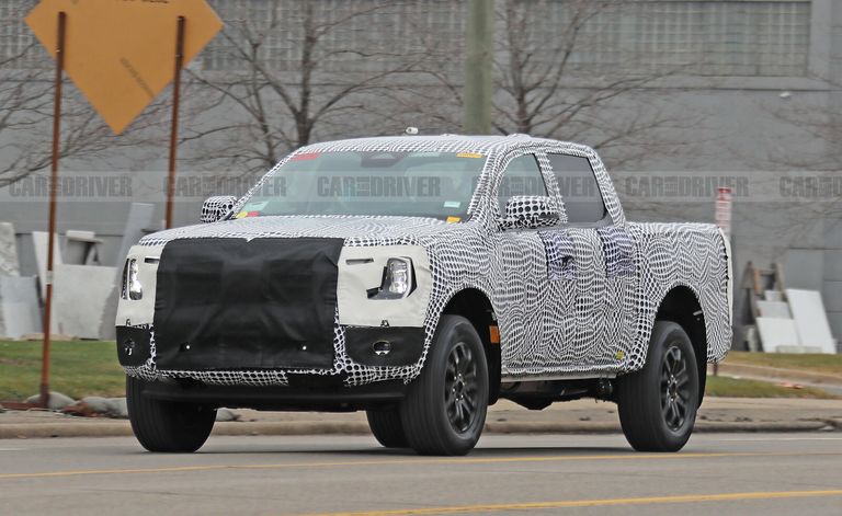  2022 ford ranger spy photos