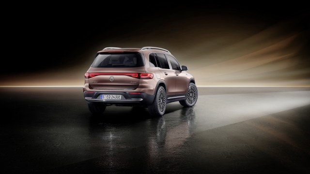 2022 Mercedes-Benz EQB Electric SUV rear view