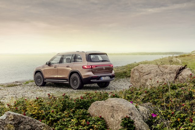 2022 Mercedes-Benz EQB Electric SUV rear view