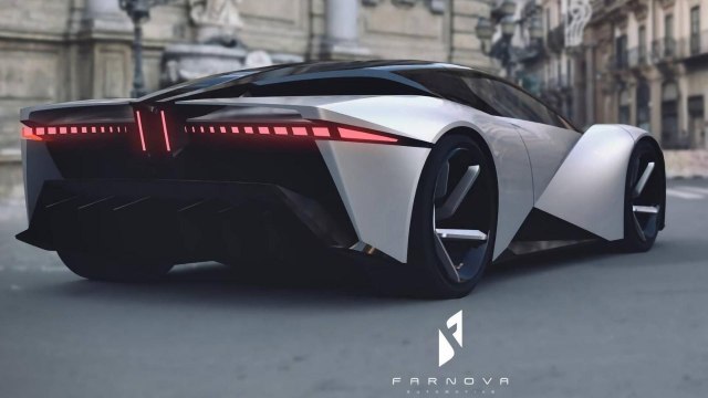 2023 Farnova Othello ev supercar rear view