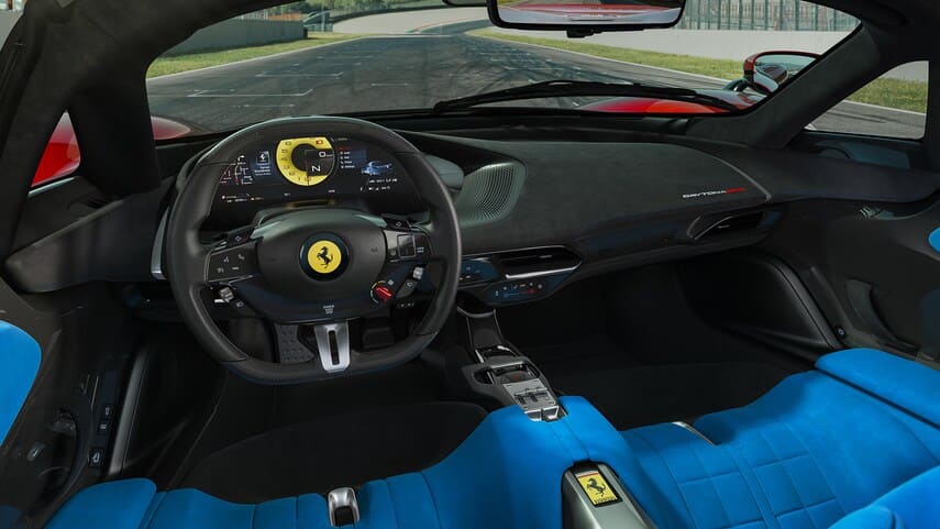 2023 Ferrari Daytona SP3 interior view front panel