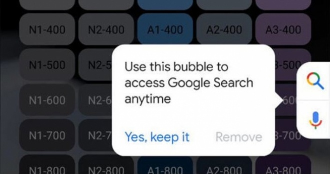Google is preparing a floating chat-style search shortcut for Android phones