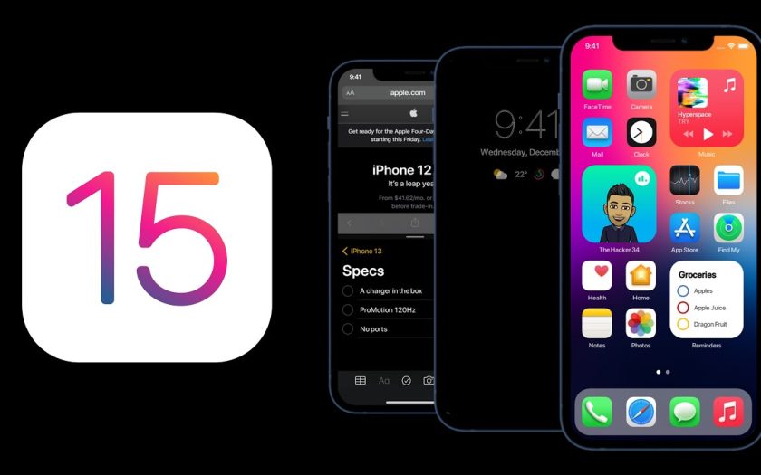 Apple iOS 15 Update with Iphone