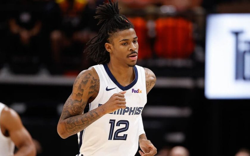 ja morant memphis grizzlies NBA point guard