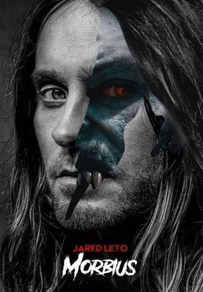 Morbius movie poster jared leto