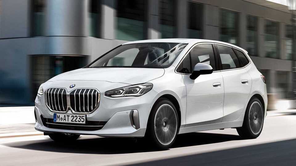 New 2022 BMW 2 Series Active Tourer front side view