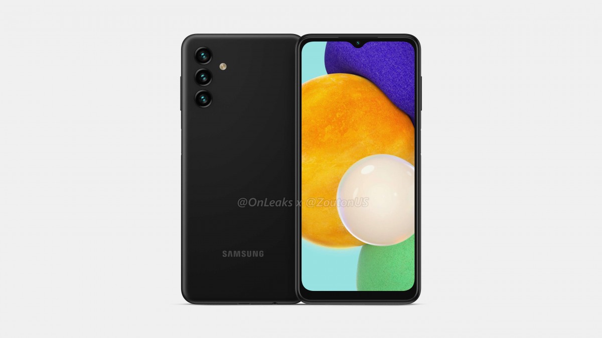 samsung galaxy a13 front and back view