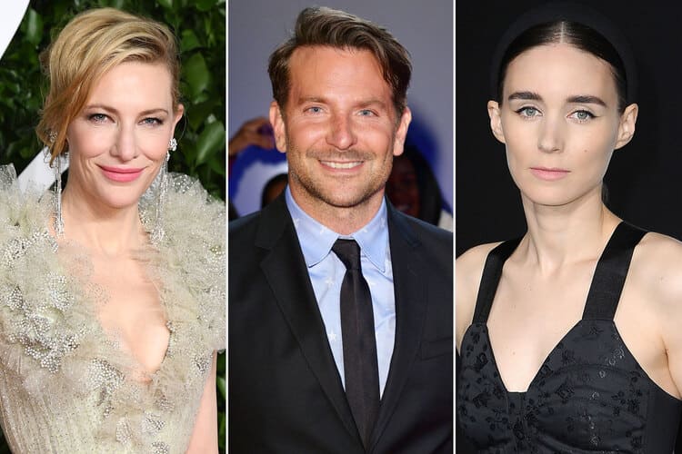 NIGHTMARE ALLEY Cast, Cate Blanchett, Bradley Cooper and Rooney Mara