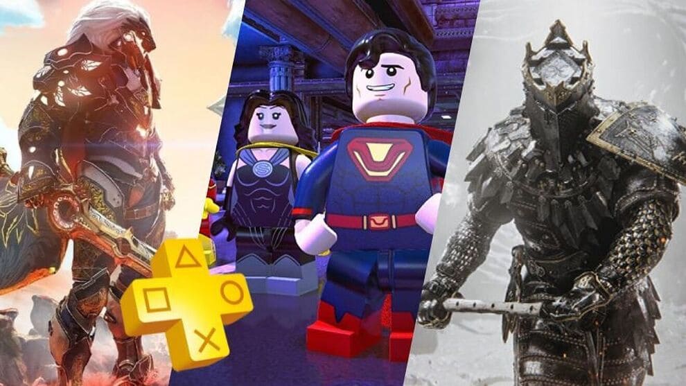 sony ps plus games for the december 2021 Godfall, Mortal Shell and LEGO DC Super-Villains