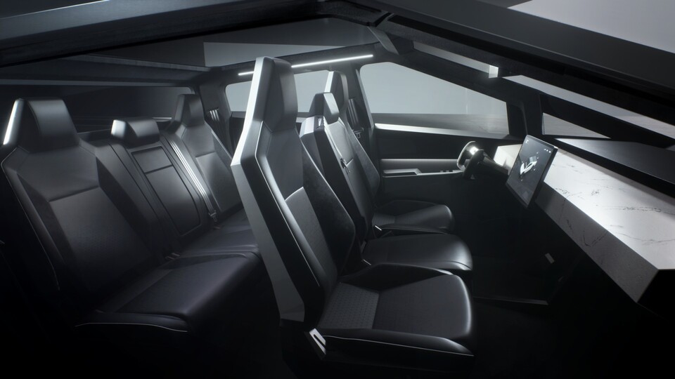 2023 Tesla Cybertruck Interior