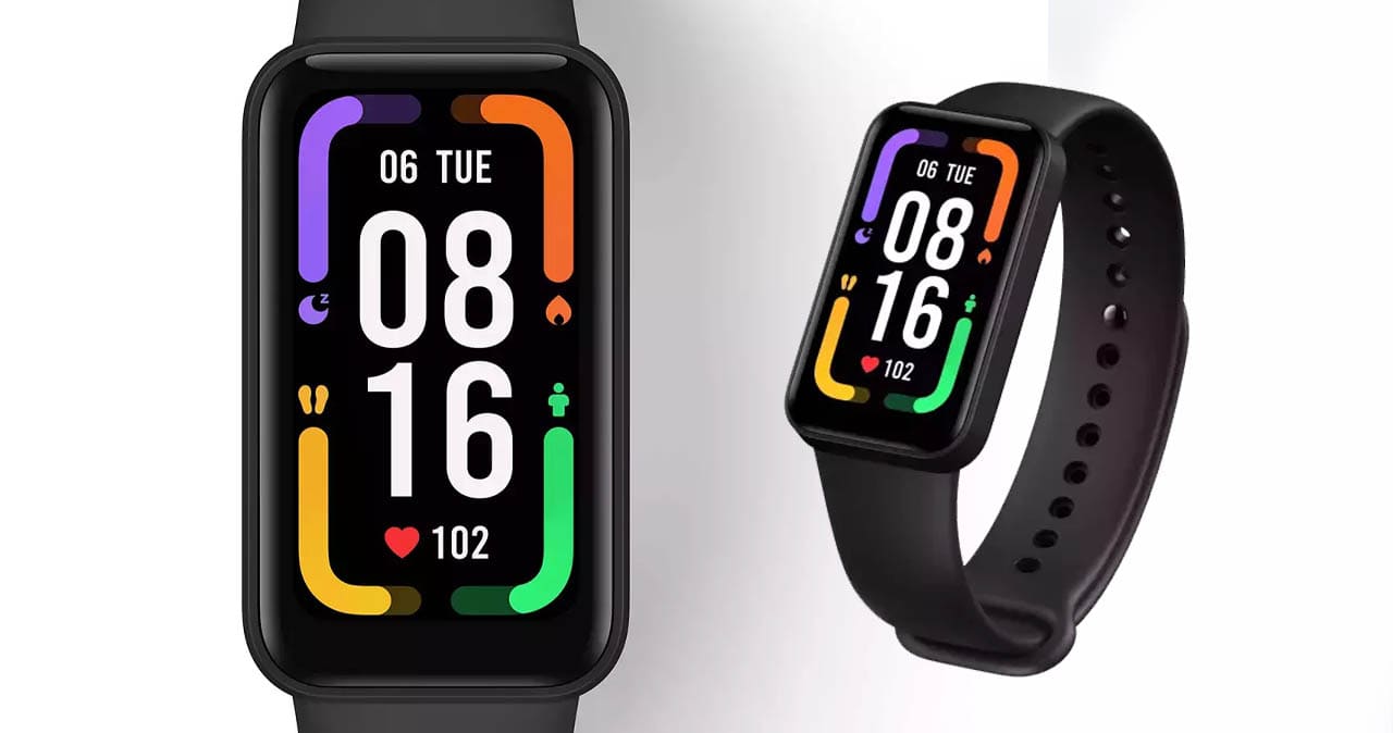 xiaomi redmi smart band pro two watches showing